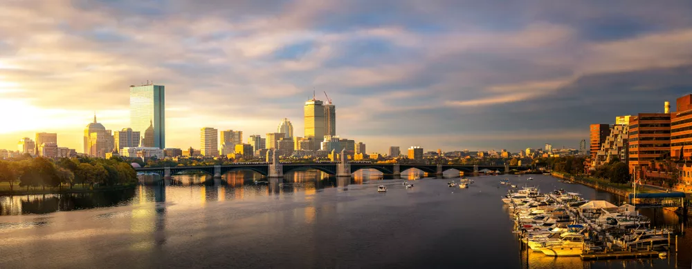 The Boston skyline.